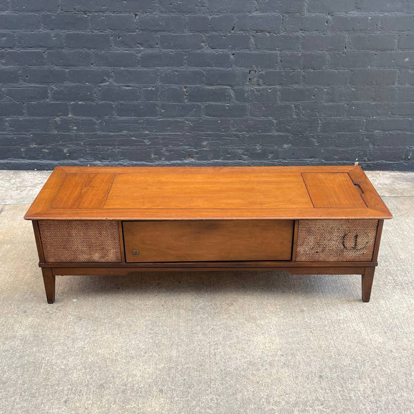 Mid-Century Modern Stereo Speaker Console Sideboard, c.1960’s