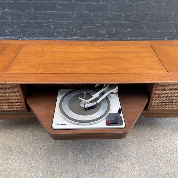 Mid-Century Modern Stereo Speaker Console Sideboard, c.1960’s