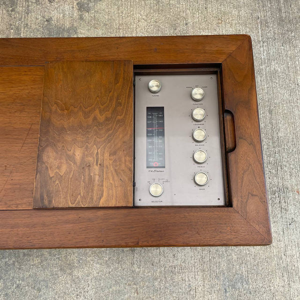 Mid-Century Modern Stereo Speaker Console Sideboard, c.1960’s