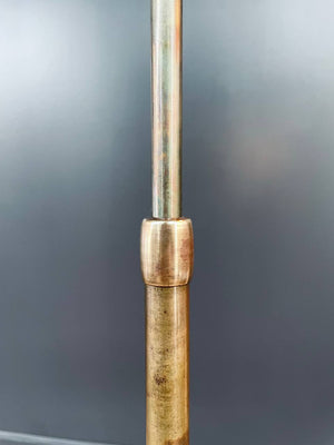 Mid-Century Modern Brass Height Adjustable & Swivel Floor Lamp by Laurel, c.1960’s