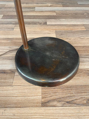 Mid-Century Modern Brass Height Adjustable & Swivel Floor Lamp by Laurel, c.1960’s