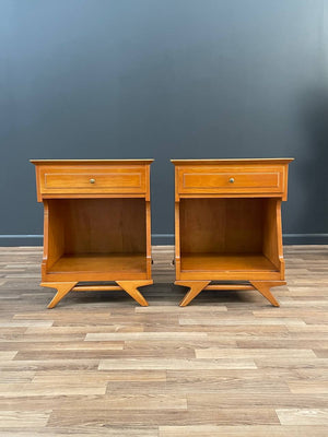 Pair of Mid-Century Modern Sculpted Night Stands, c.1960’s