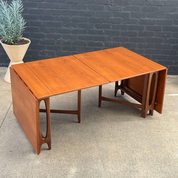 Mid-Century Danish Modern Large Expanding Teak Dining Tables, c.1960’s