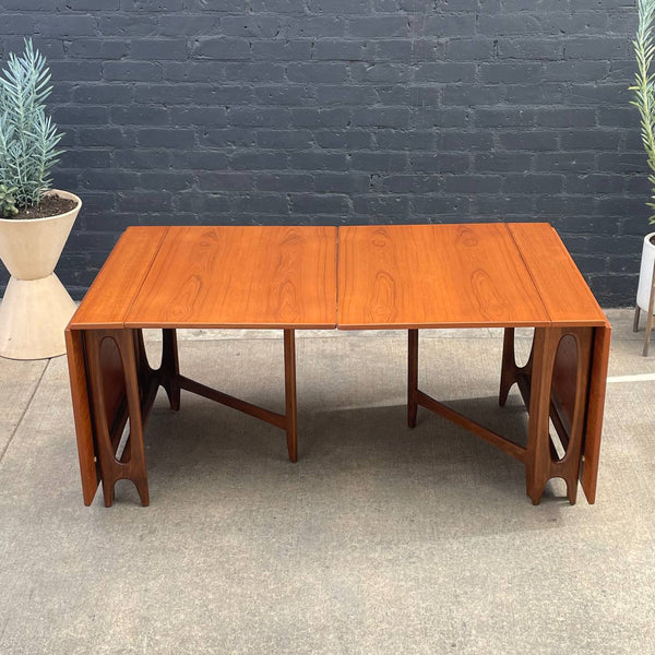 Mid-Century Danish Modern Large Expanding Teak Dining Tables, c.1960’s