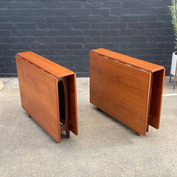 Mid-Century Danish Modern Large Expanding Teak Dining Tables, c.1960’s