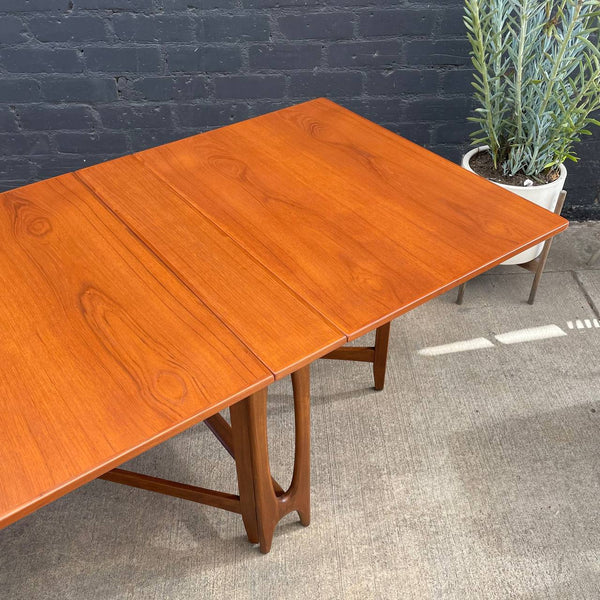 Mid-Century Danish Modern Large Expanding Teak Dining Tables, c.1960’s