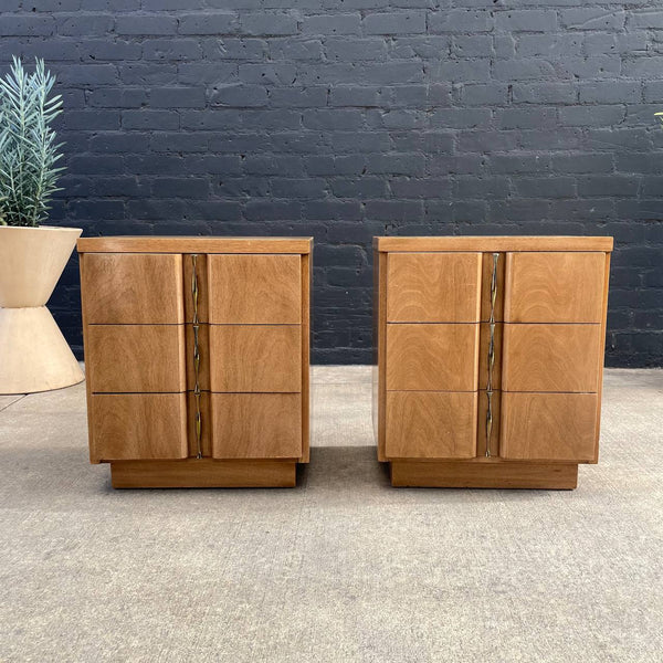 Mid-Century Modern Night Stands by American of Martinsville, c.1960’s