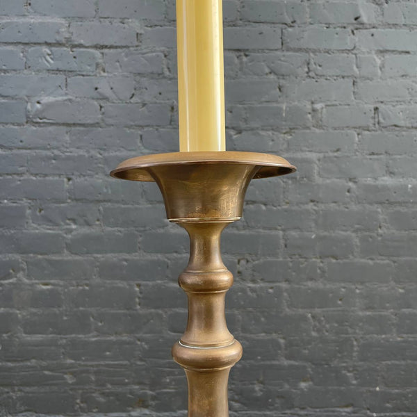 Vintage Mid-Century Brass Floor Lamp, c.1960’s