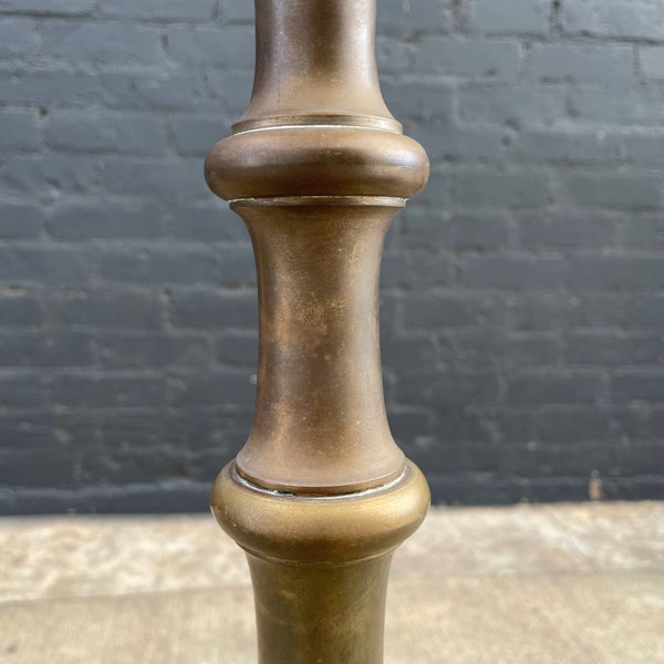 Vintage Mid-Century Brass Floor Lamp, c.1960’s