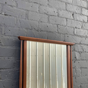 Vintage Mid-Century Modern Sculpted Walnut Mirror, c.1960’s