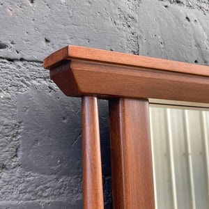 Vintage Mid-Century Modern Sculpted Walnut Mirror, c.1960’s