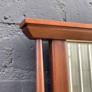 Vintage Mid-Century Modern Sculpted Walnut Mirror, c.1960’s