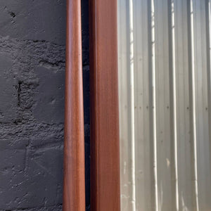 Vintage Mid-Century Modern Sculpted Walnut Mirror, c.1960’s