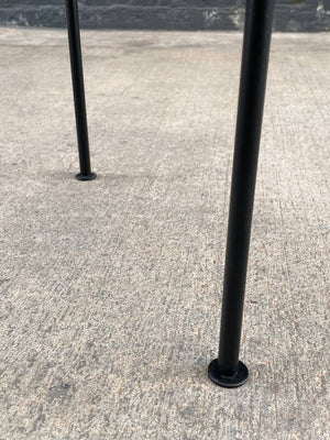 Mid-Century Modern & Iron Tri-Leg Side Table, c.1950’s