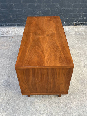 Mid-Century Modern Walnut Liquor Cabinet Credenza, c.1950’s