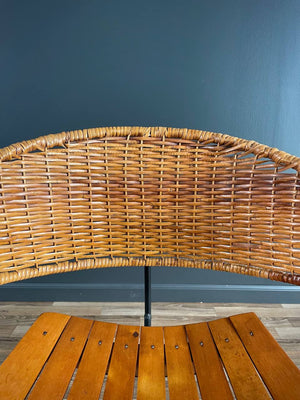 Mid-Century Modern Arthur Umanoff Cane Tri-Leg Chair, c.1950’s