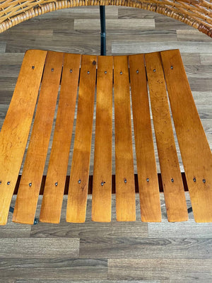 Mid-Century Modern Arthur Umanoff Cane Tri-Leg Chair, c.1950’s