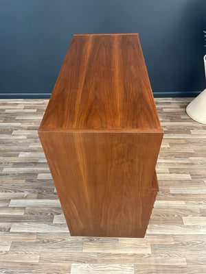 Mid-Century Modern Walnut Highboy Dresser by Merton Gershun, c.1950’s
