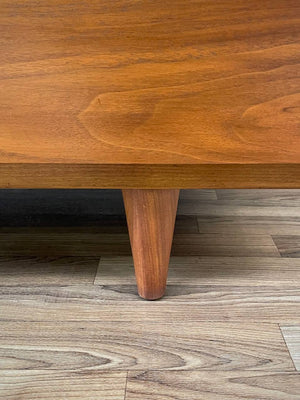 Mid-Century Modern Walnut 9-Drawer Dresser by American of Martinsville, c.1950’s