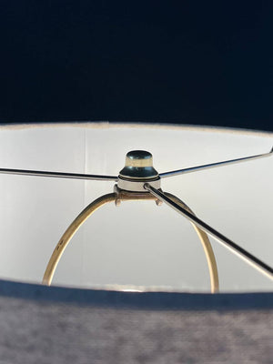 Vintage Farmhouse Live Edge Burl Wood Table Lamp, c.1960’s