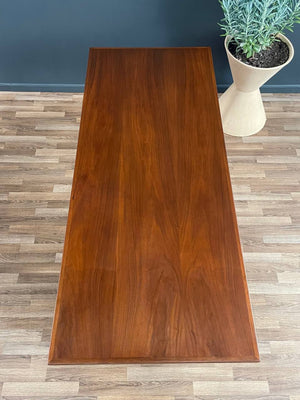 Mid-Century Modern Sculpted Walnut Executive Desk by Jens Risom, c.1960’s