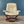 Ekornes Stressless Beige Leather Reclining Swivel Lounge Chair with Ottoman