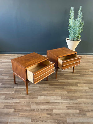 Pair of Mid-Century Modern “Rhythm” Night Stands by Lane, c.1950’s