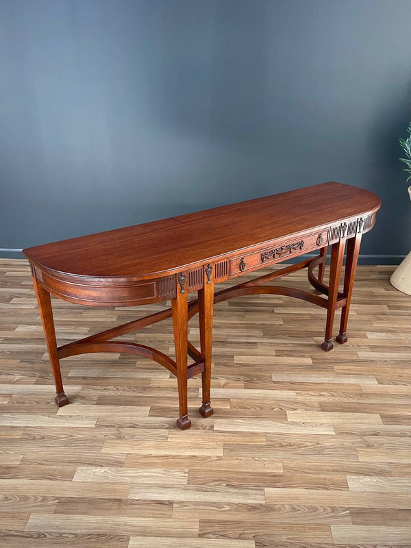 Neoclassical Mahogany Console Table Buffet, c.1920’s