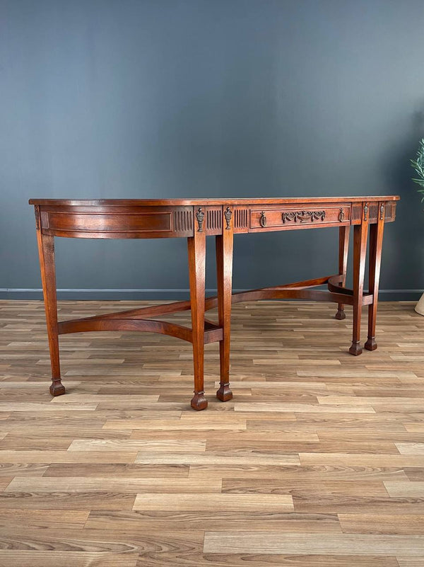 Neoclassical Mahogany Console Table Buffet, c.1920’s