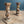 Pair of Italian Rococo Painted and Parcel Gilt Columns, c.1920’s