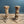 Pair of Italian Rococo Painted and Parcel Gilt Columns, c.1920’s