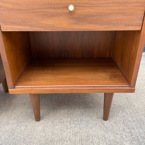 Pair of Mid-Century Modern Walnut Night Stands, c.1960’s
