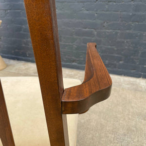 Set of 6 Mid-Century Modern Sculpted Walnut Dining Chairs, c.1960’s
