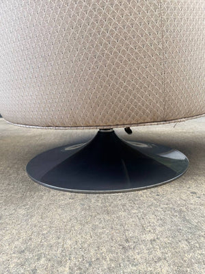 Pair of Mid-Century Modern Swivel Lounge Chairs with Steel Bases, c.1960’s
