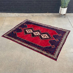 Vintage Persian Oriental Wool Carpet Rug, c.1960’s
