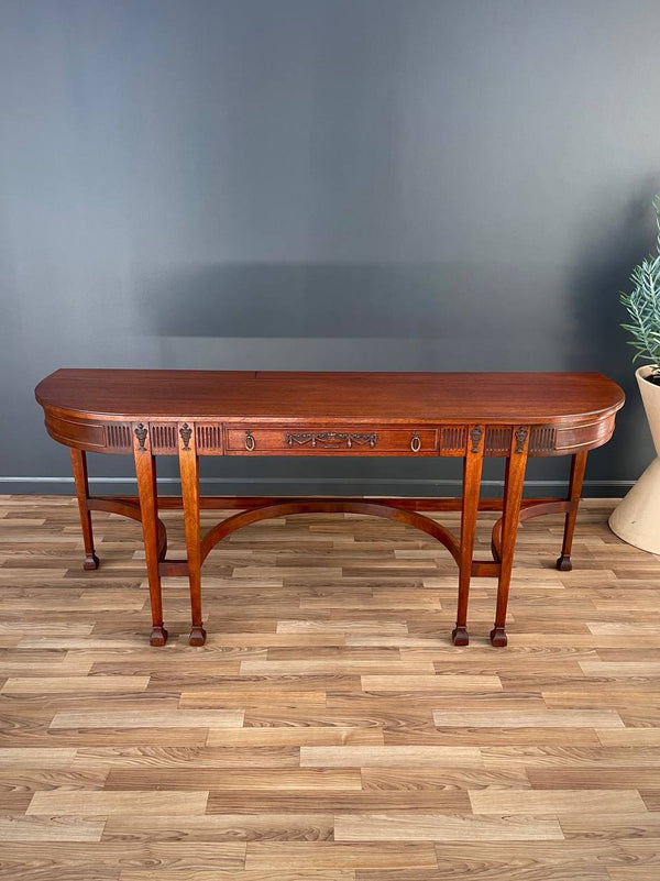 Neoclassical Mahogany Console Table Buffet, c.1920’s