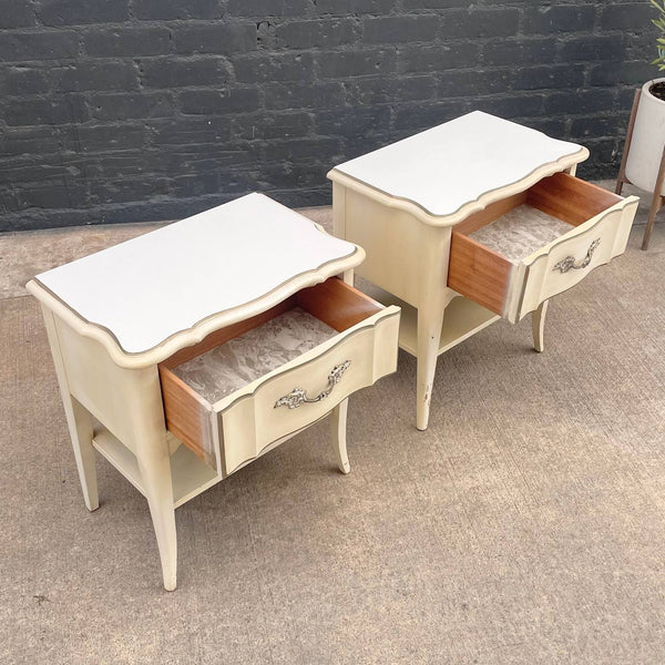 Pair of Vintage French Provincial Style Night Stands, c.1960’s