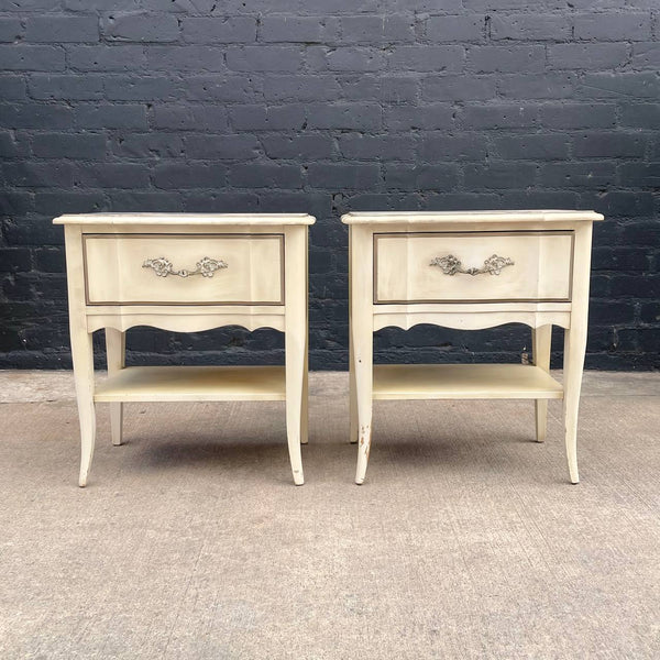 Pair of Vintage French Provincial Style Night Stands, c.1960’s