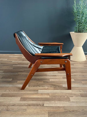 Mid-Century Modern Sculpted Sling Lounge Chair by Jerry Johnson, c.1950’s