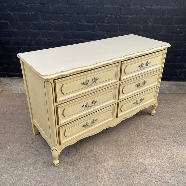Vintage French Provincial Style Dresser with Accents Pulls, c.1960’s