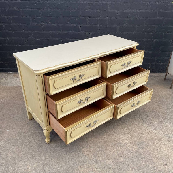 Vintage French Provincial Style Dresser with Accents Pulls, c.1960’s