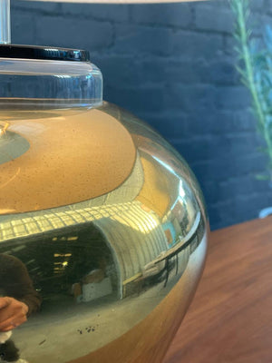 Mid-Century Modern Brass & Lucite Table Lamp, c.1960’s