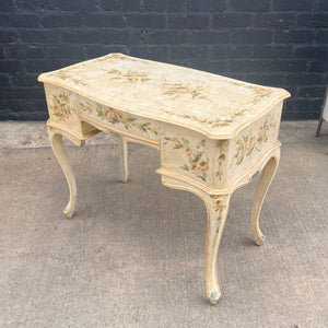 Vintage Hand-Painted Italian Provincial Style Desk, c.1960’s