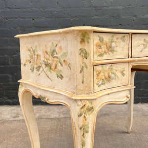 Vintage Hand-Painted Italian Provincial Style Desk, c.1960’s