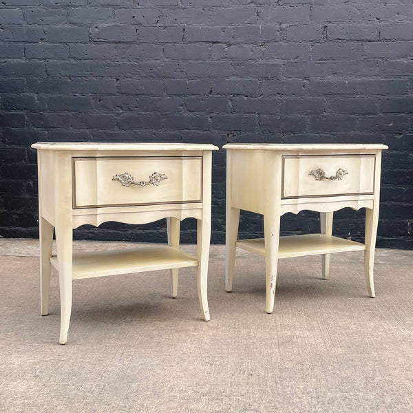 Pair of Vintage French Provincial Style Night Stands, c.1960’s