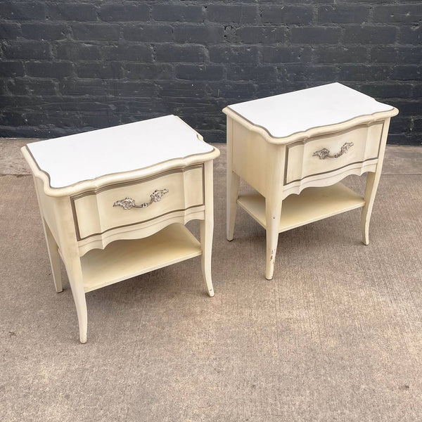 Pair of Vintage French Provincial Style Night Stands, c.1960’s