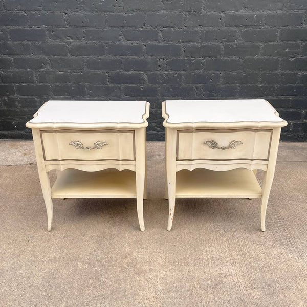 Pair of Vintage French Provincial Style Night Stands, c.1960’s