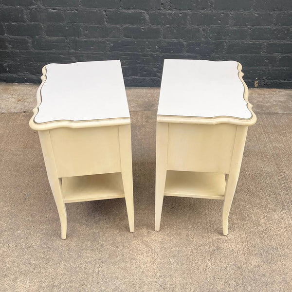 Pair of Vintage French Provincial Style Night Stands, c.1960’s