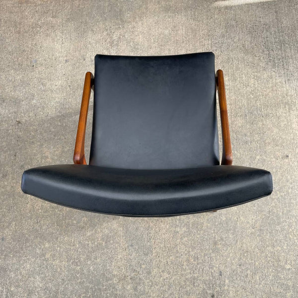 Pair of Mid-Century Modern Sculpted Walnut Side Chairs, c.1960’s