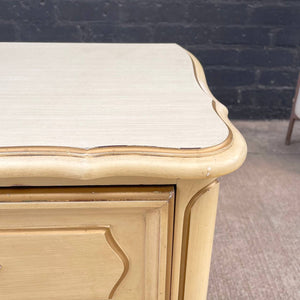 Pair of Vintage French Provincial Style Night Stands with Accents Pulls, c.1960’s